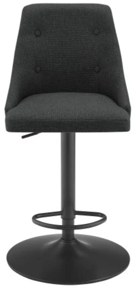 Powell® Bruce Dark Bronze/Gray Adjustable Bar Stool-2