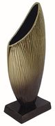 A & B Home Black/Silver Vase-0