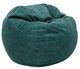 CordaRoy's® Green Sueded Denim King Bean Bag-0
