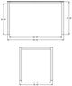 Base de table rectangulaire hauteur comptoir Ricard Amisco®-2