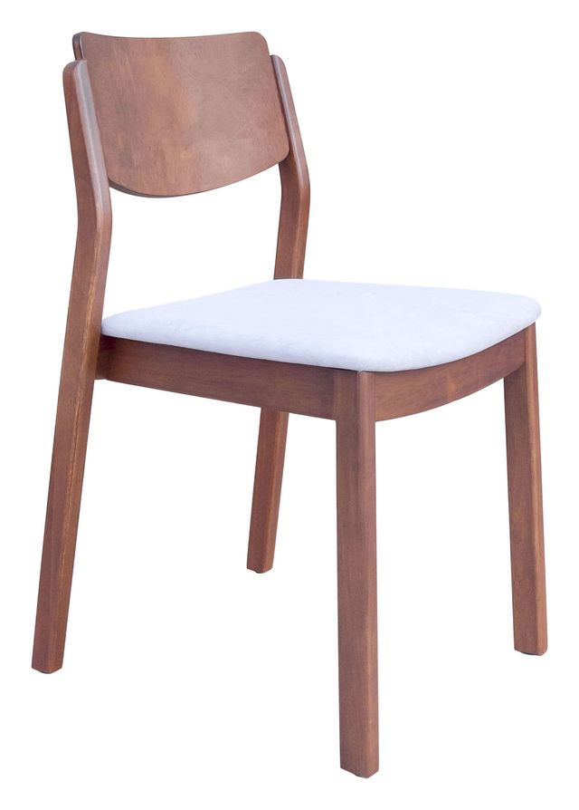 Zuo® Modern Desdamona Light Gray Dining Chair-0