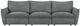 ACME Furniture Eaden Gray Power Sleeper Sofa-3