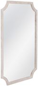 Bassett Mirror Hendrix Distressed White Wall Mirror-1