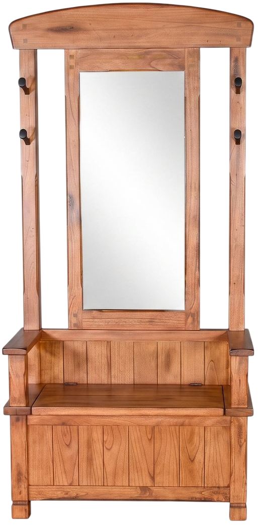 Sunny Designs™ Sedona Rustic Oak Hall Tree-2