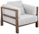 International Furniture Direct Roots Stained Brown/White Accent Chair-0