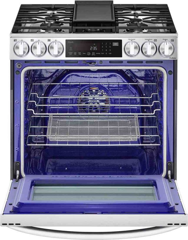 LG 30" PrintProof™ Stainless Steel Slide-In Gas Range-4