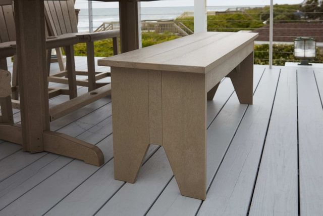 C.R. Plastics Generation Line Beige Basic Bench-1