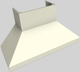 Vent-A-Hood® 54" Biscuit Wall Mounted Range Hood-4