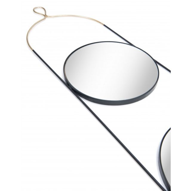 Zuo® Modern Zodiac Gold/Black Mirror-2
