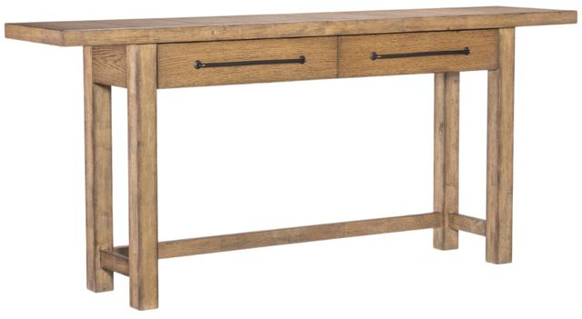 Legacy Classic Vintage Market Barnwood Oak Console Table-0