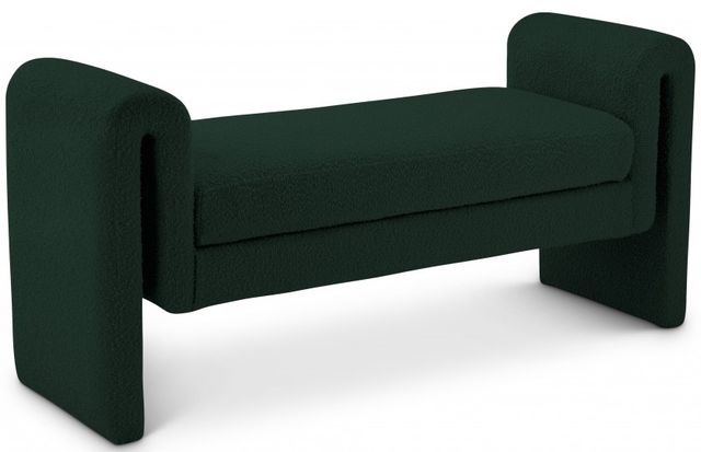 Meridian Furniture Stylus Green 51" Upholstered Bench-0