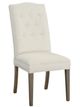 Fairfield® Customizable Entree Dining Camel Tall Back Dining Chair with Mica Legs and Buttons-0