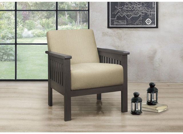 Mazin Furniture Lewiston Light Brown Accent Chair-3