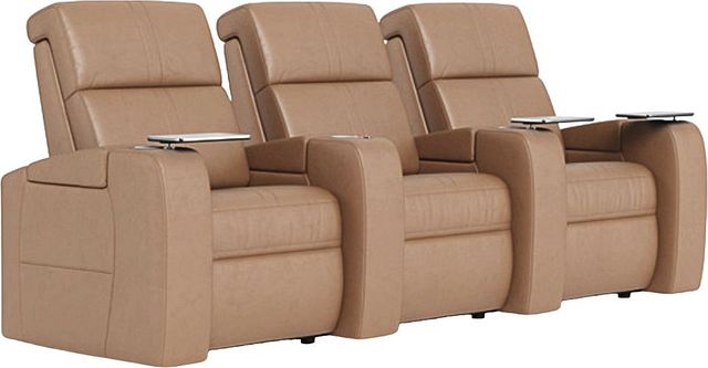 Palliser® Furniture Customizable Flicks 3-Piece Straight Power Reclining Theater Seating