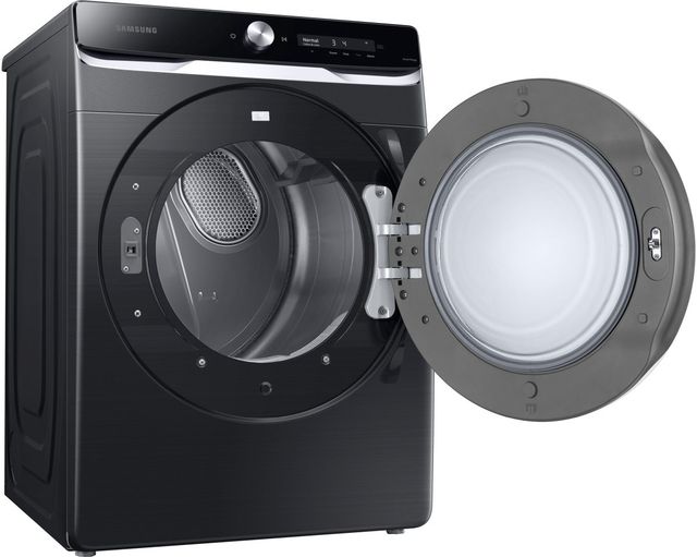 Samsung 7.5 Cu. Ft. Brushed Black Front Load Gas Dryer-3