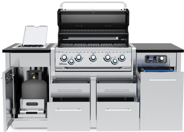 Broil King® Imperial™ QS 590i 5-Burner Stainless Steel Built In Natural Gas Grill-1