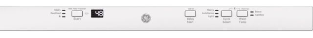 GE® 24" White Built-In Dishwasher-3