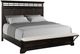 Bernards Bellamy Lane Coffee King Panel Bed with Bench-0