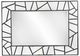A & B Home Black 28" Wall Mirror-1