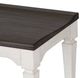 Liberty Furniture Allyson Park Charcoal/Wirebrushed White Bench-4