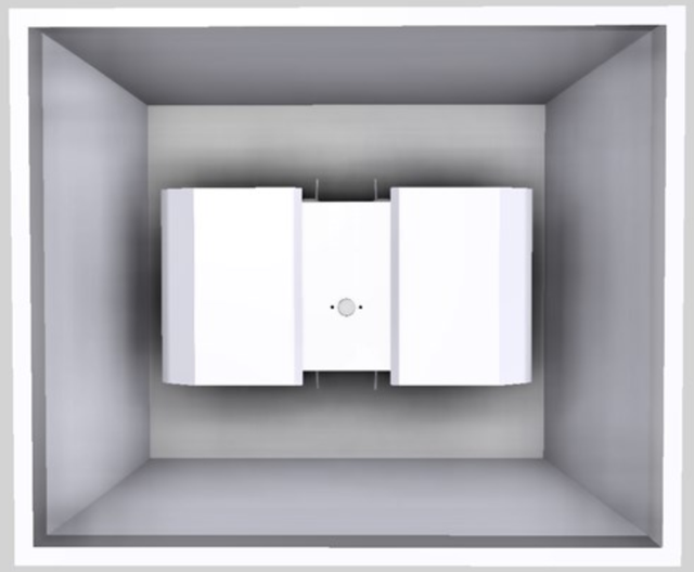 Vent-A-Hood® Designer Series 36" White Island Range Hood-1