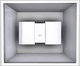 Vent-A-Hood® Designer Series 36" White Island Range Hood-1
