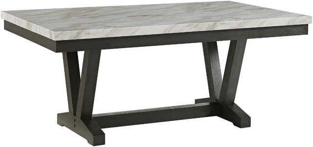 Elements International Everdeen 6-Piece Gray/White Dining Set-1