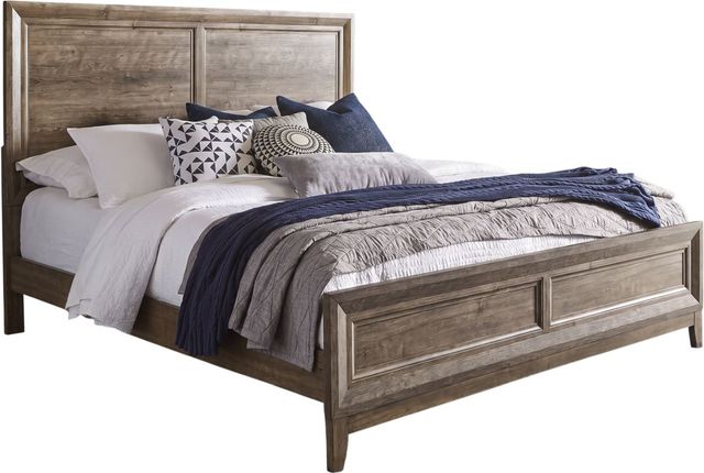 Liberty Furniture Ridgecrest 5-Piece Cobblestone California King Panel Bedroom Set-1