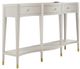 Modern History Somerset Bay Home Serpentine White Console Table-0