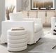 Diamond Sofa® Helix Ivory Accent Ottoman-1