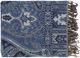 Surya Boteh Dark Blue 50"x60" Throw Blanket-0