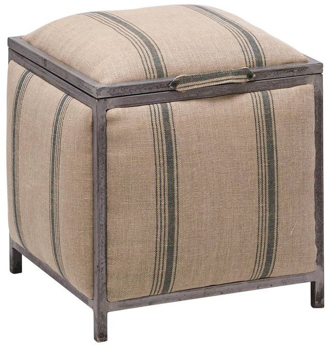 Jaipur Furniture Kannapolis Beige Accent Ottoman-0