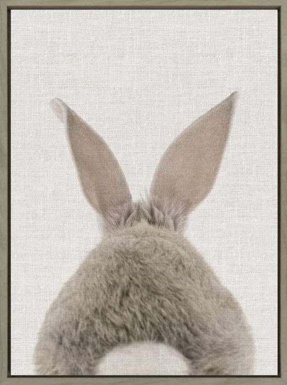 Signature Design by Ashley® Wittley 2-Piece Gray Bunny Wall Art-3
