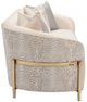 Michael Amini® Lisbon Gold/Opal Sofa-3