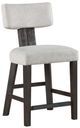 Steve Silver Co. Oakley Charcoal Brown/Light Gray Counter Chair-1