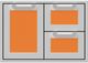 Hestan® AGSDR Series 30” Citra Outdoor Combo Door/Drawer-0