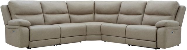 Signature Design by Ashley® Brannigan 5-Piece Pebble Power Reclining Sectional -0