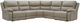 Signature Design by Ashley® Brannigan 5-Piece Pebble Power Reclining Sectional -0