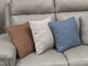 Livia Linen Brown Decorative Pillow-1