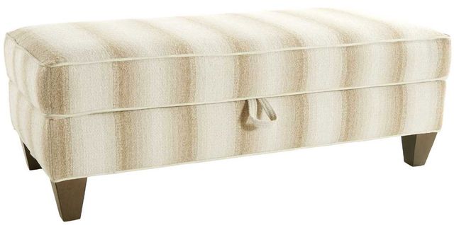 Marshfield Furniture 7000 Brown/White Storage Ottoman-0