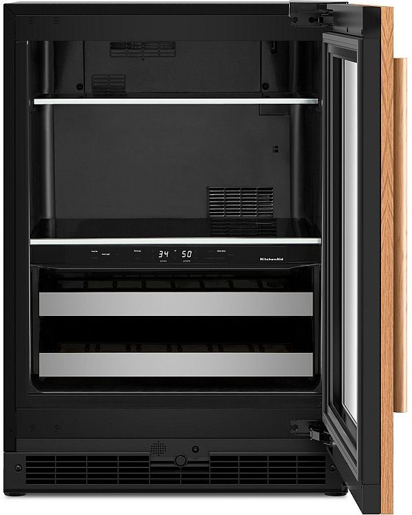 KitchenAid® 24" 4.8 Cu. Ft. Panel Ready Undercounter Beverage Centre-1