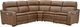 Signature Design by Ashley® Crowell 5-Piece Saddle Power Reclining Sectional-0