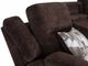 Franklin™ Heston Frenzy Chocolate Manual Reclining Sofa-3
