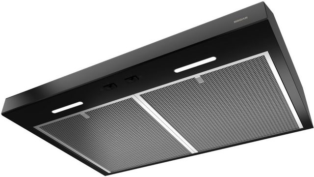 Broan® Glacier BCSEK1 Series 24" Black Under Cabinet Range Hood-3