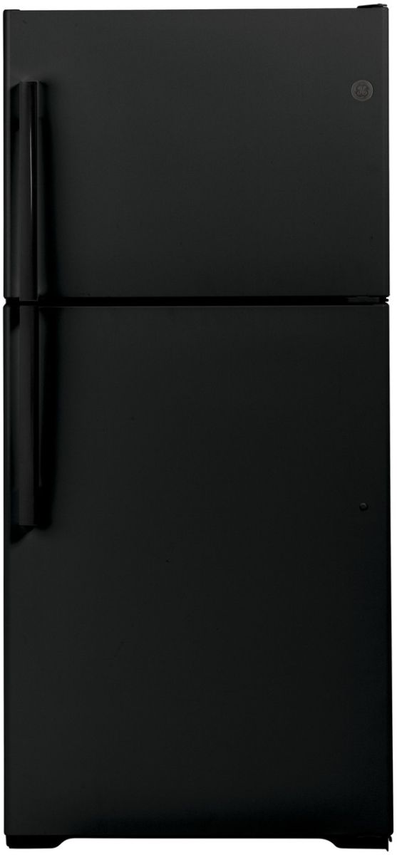 GE® 30" 19.1 Cu. Ft. Black Top Freezer Refrigerator-0