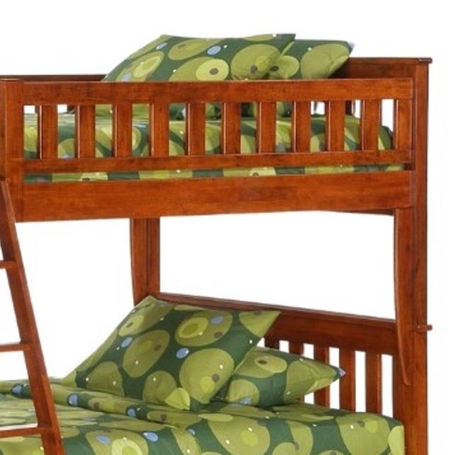 Night & Day Furniture™ Spices Bedroom Ginger Brown Full Loft Bed-1