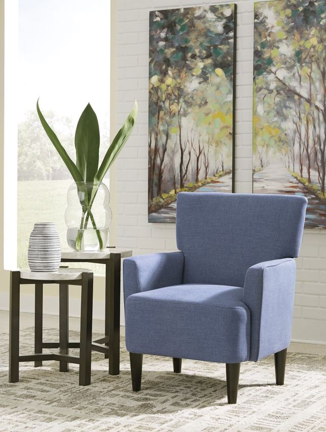 Signature Design by Ashley® Hansridge Blue Accent Chair-4