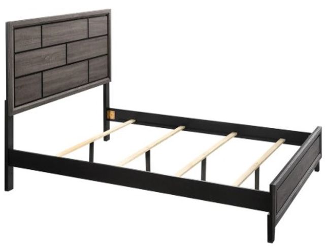 Crown Mark Akerson Gray Queen Panel Bed-2