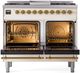 Ilve® Nostalgie II Series 40" Antique White Pro Style Dual Fuel Range-1