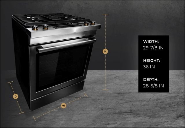 JennAir® RISE™ 30" Stainless Steel Pro Style Dual Fuel Slide-In Range-2
